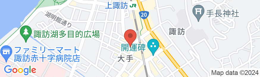 諏訪シティホテル成田屋の地図