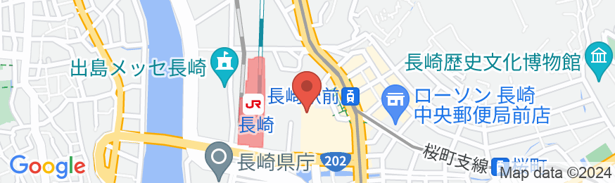 JR九州ホテル長崎の地図