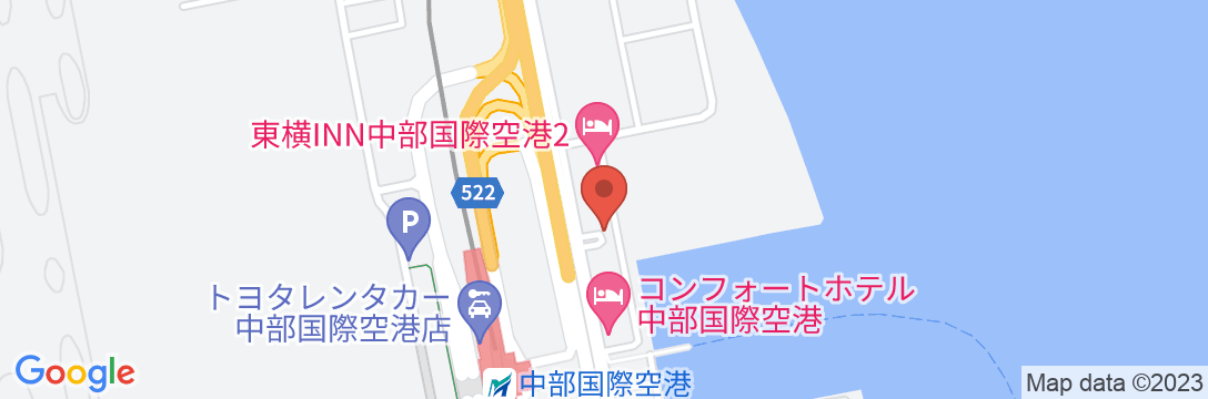 東横INN中部国際空港1の地図