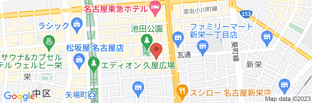 ホテルセントメイン名古屋の地図