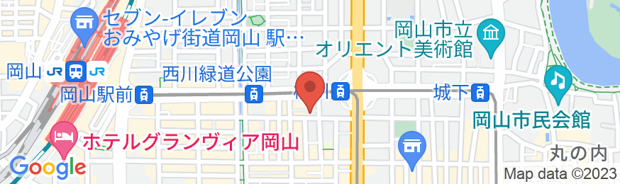 ホテル岡山サンシャインの地図