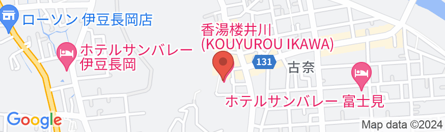 香湯楼井川 (KOUYUROU IKAWA)の地図