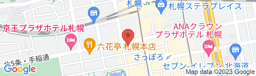 ホテルグレイスリー札幌の地図