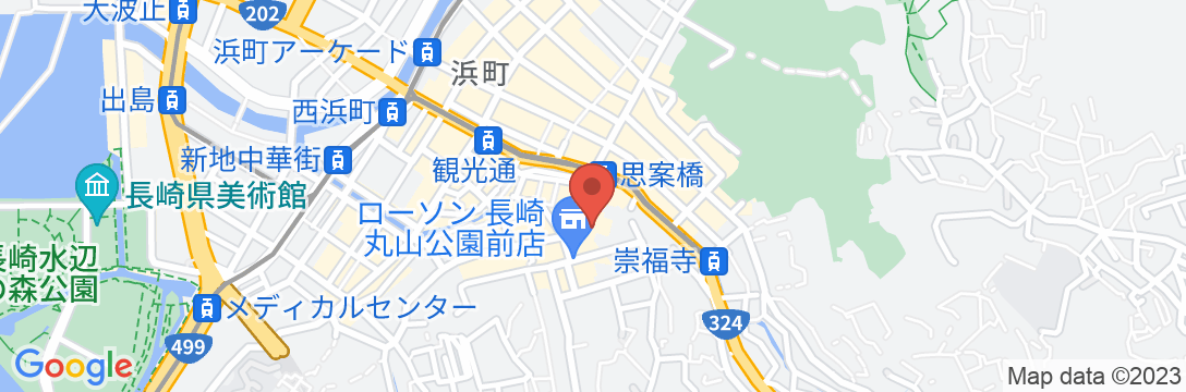 リッチモンドホテル長崎思案橋の地図