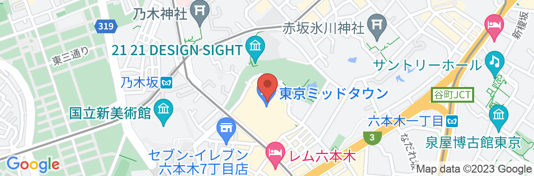 ザ・リッツ・カールトン東京の地図