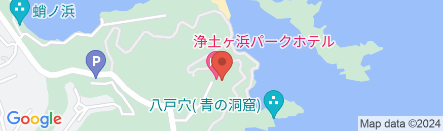 浄土ヶ浜パークホテルの地図