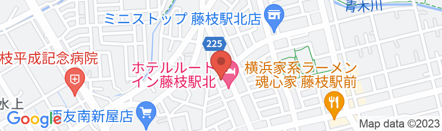 ホテルルートイン藤枝駅北の地図