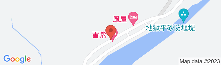 奥飛騨温泉郷 新穂高温泉 雪紫の地図
