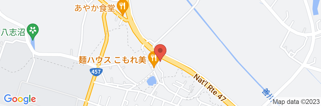 ビジネスホテル新ばし<宮城県>の地図