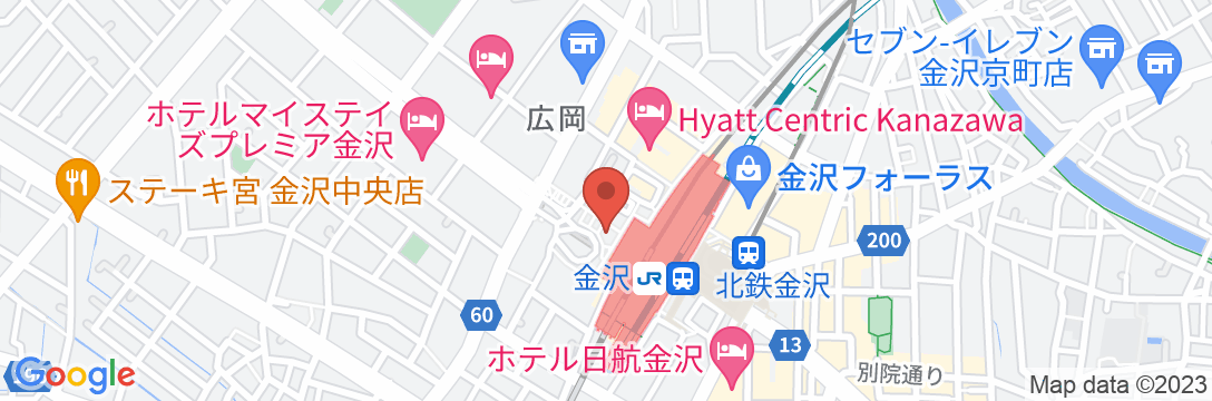 ヴィアイン金沢(JR西日本グループ)の地図