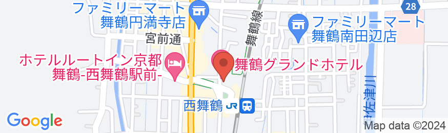 舞鶴グランドホテルの地図