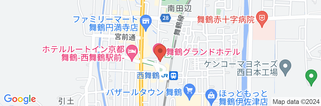舞鶴グランドホテルの地図
