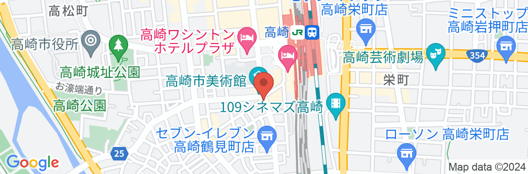 東横INN高崎駅西口2の地図