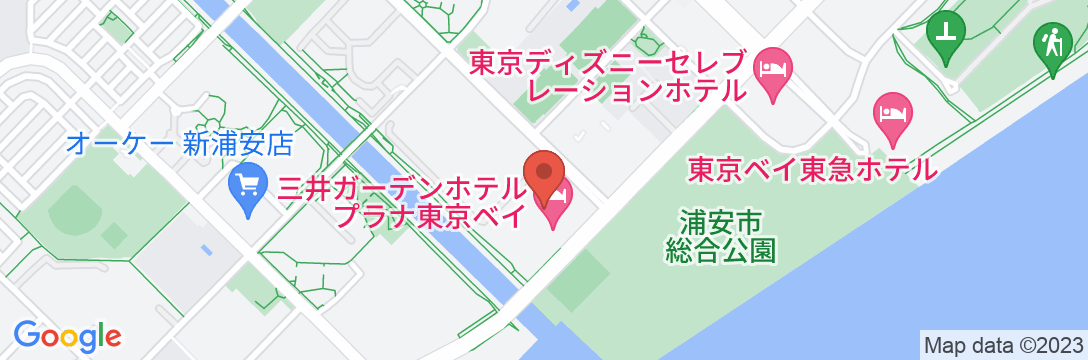 三井ガーデンホテル プラナ東京ベイの地図