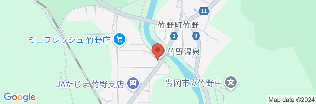 地がに宿 民宿かみさきの地図