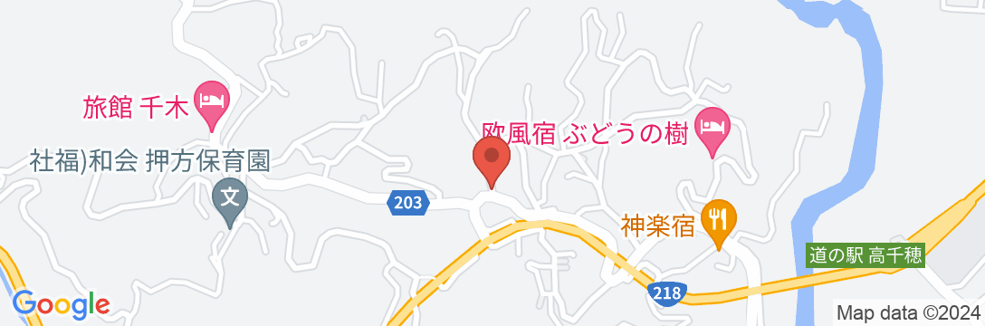 民宿 国見ヶ丘の地図