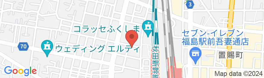 東横INN福島駅西口の地図
