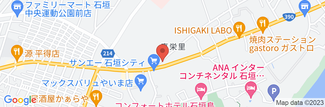 プチホテル アートボックス <石垣島>の地図