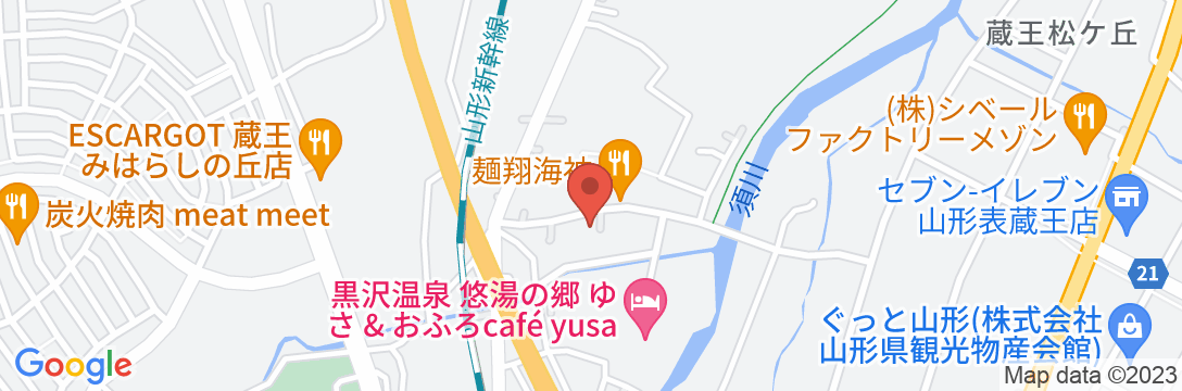 栄の宿 一陽館の地図