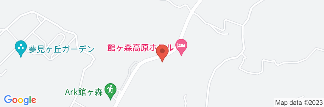 館ヶ森高原ホテルの地図
