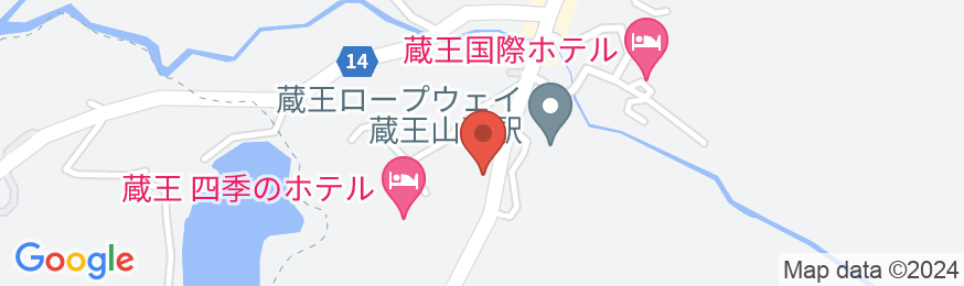 蔵王温泉 たかみや瑠璃倶楽リゾート ‐RURIKURA RESORT‐の地図