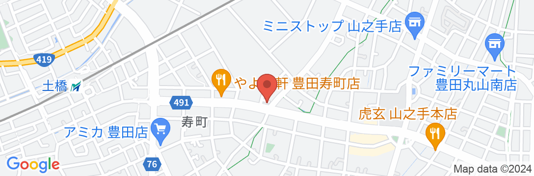 豊田ビラージの地図