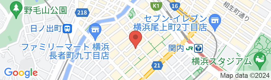 横浜タウンホテルの地図