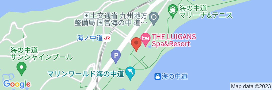 THE LUIGANS Spa&Resort(ザ・ルイガンズ. スパ&リゾート)の地図