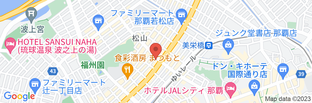 アパホテル〈那覇松山〉の地図