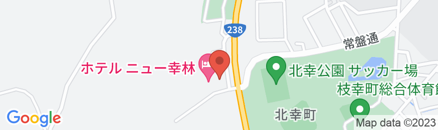 枝幸温泉 ホテル ニュー幸林の地図