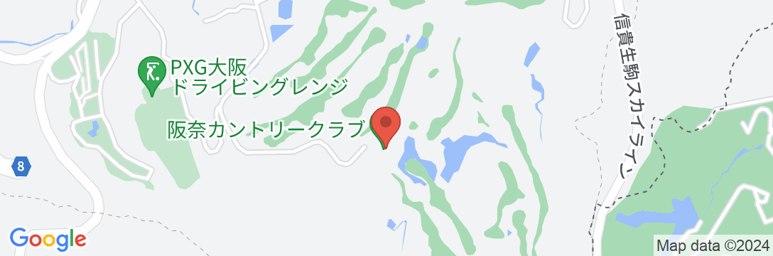 ホテル阪奈の地図