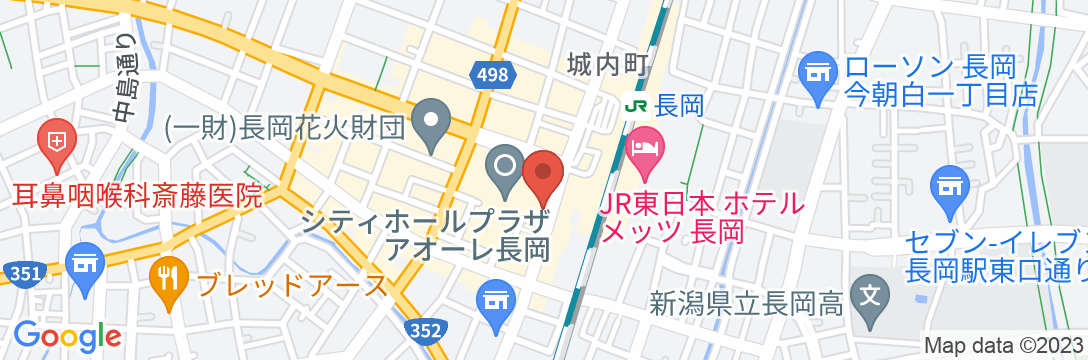 ホテル法華クラブ新潟長岡の地図
