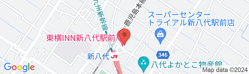 東横INN新八代駅前の地図