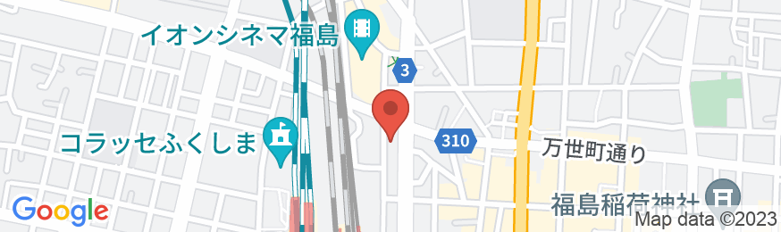 東横INN福島駅東口1の地図