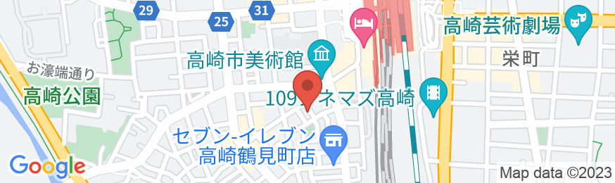 東横INN高崎駅西口1の地図