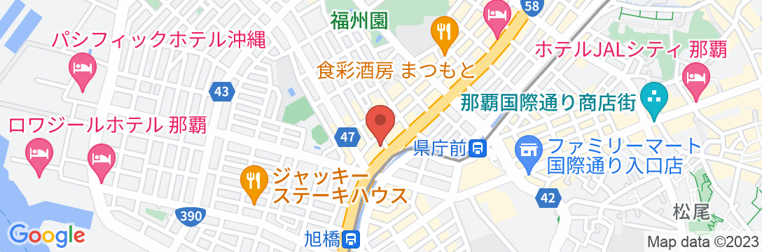 沖縄ナハナ・ホテル&スパの地図