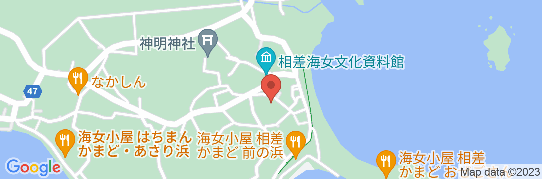 民宿 大磯亭の地図