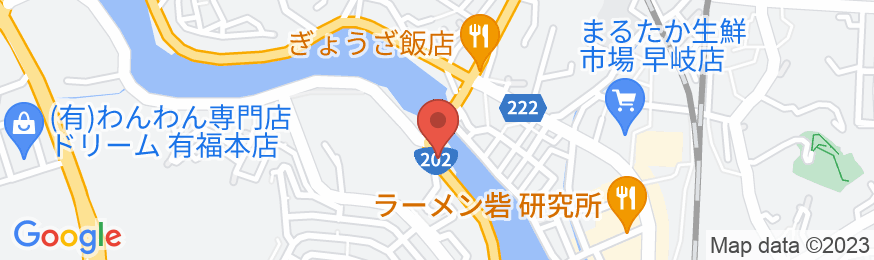 ビジネスホテル旅館 潮音荘の地図