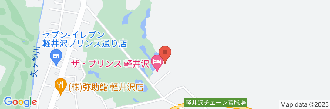 ザ・プリンス軽井沢の地図