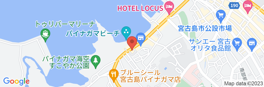 ホテルサザンコースト 宮古島 <宮古島>の地図