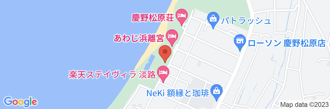 サンセットビューホテル けひの海〜うずしお温泉〜 <淡路島>の地図