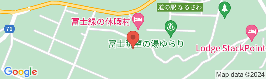 じらごんの富士の館の地図