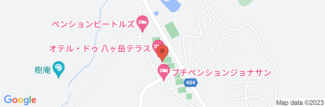 ペンション クロワッサン<長野県>の地図