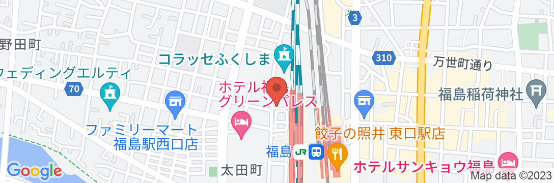 リッチモンドホテル福島駅前の地図