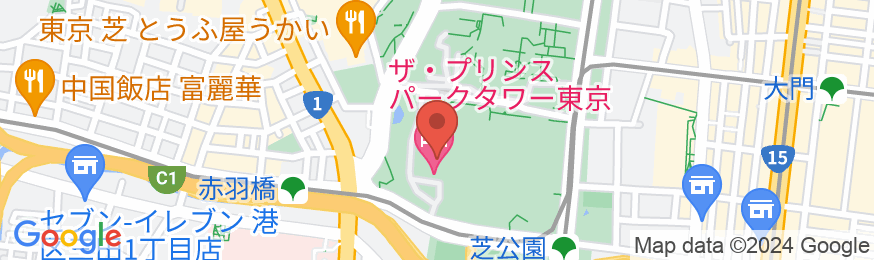 ザ・プリンス パークタワー東京の地図