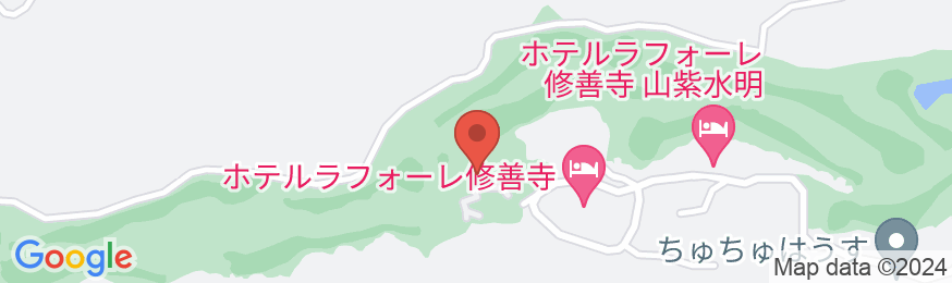 ホテルラフォーレ修善寺の地図