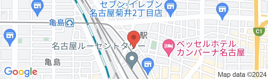 名鉄イン名古屋駅前の地図