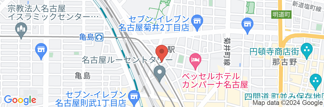 名鉄イン名古屋駅前の地図