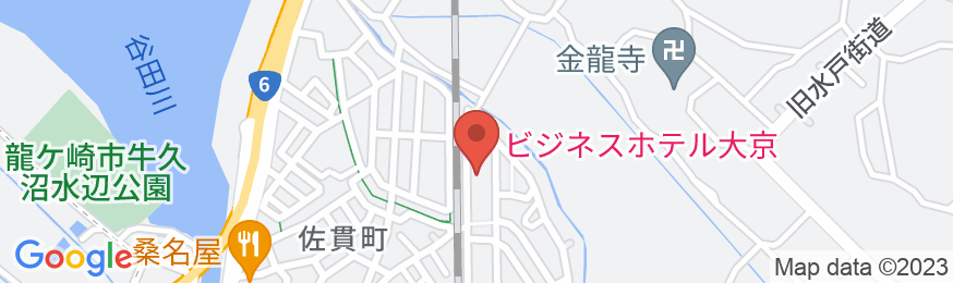 ビジネスホテル大京の地図