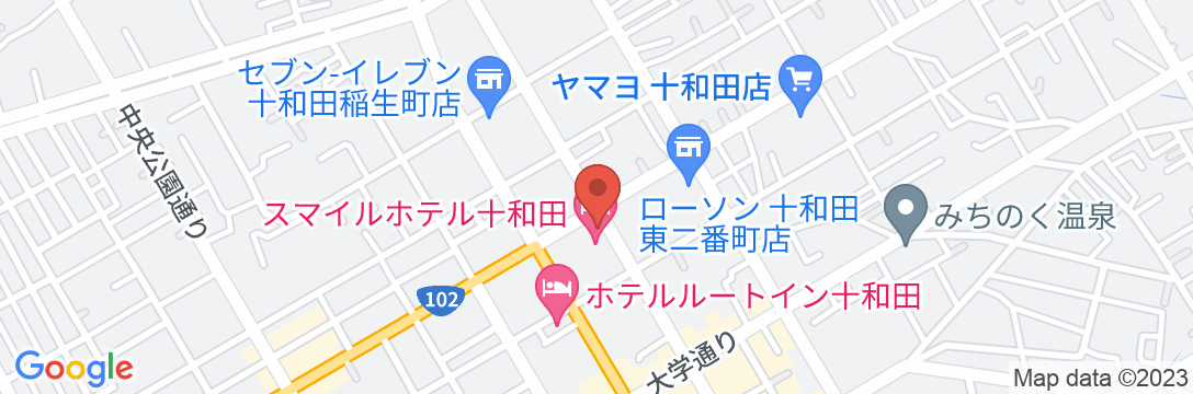 スマイルホテル十和田の地図
